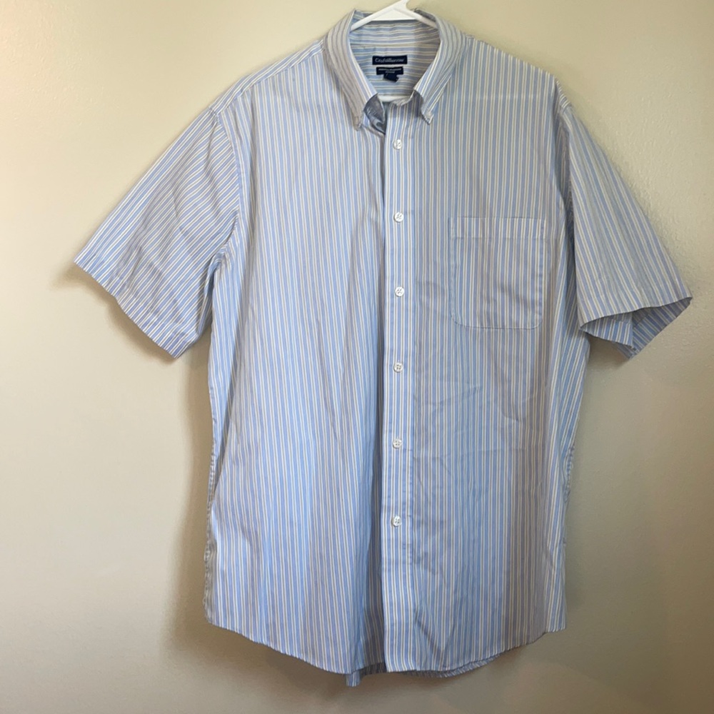 Mens short sleeve dress shirt